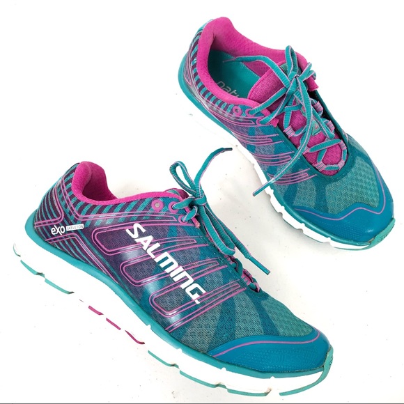 Salming Shoes - Salming Running Shoes Green Size 7.5